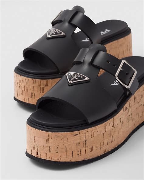 prada wedge sole derby|prada platform sandals women.